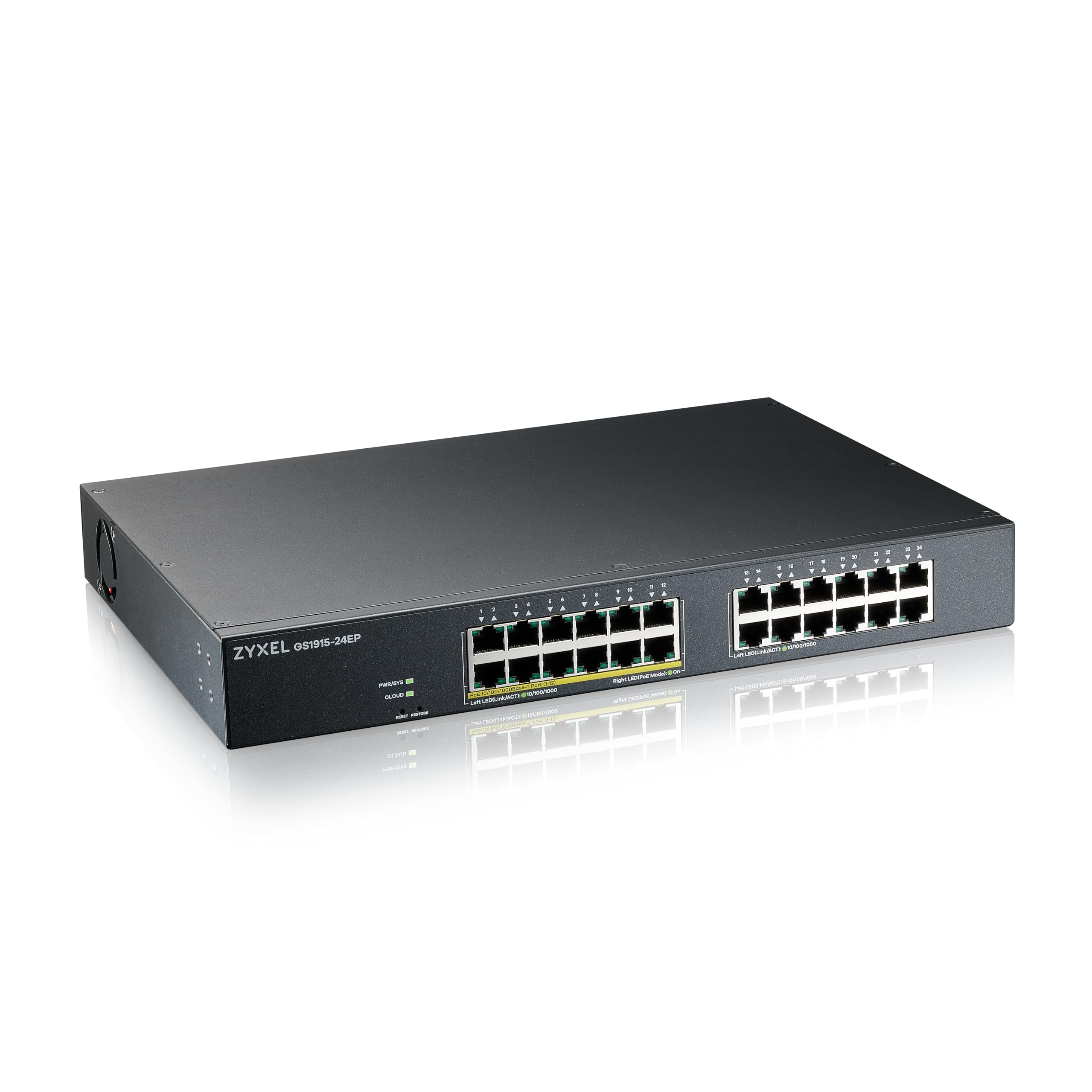 Amazon.com: Zyxel 24-Port PoE Gigabit Switch | Smart-Managed | 12x
